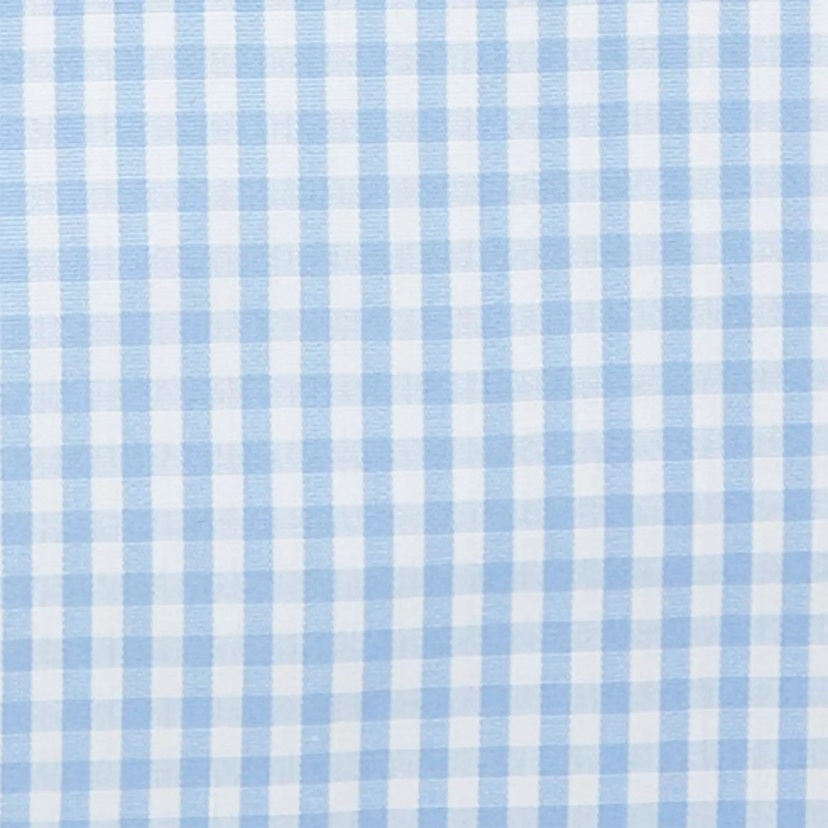 Pale Blue & White Slim Fit Double Cuff Core Poplin Gingham Formal Shirt