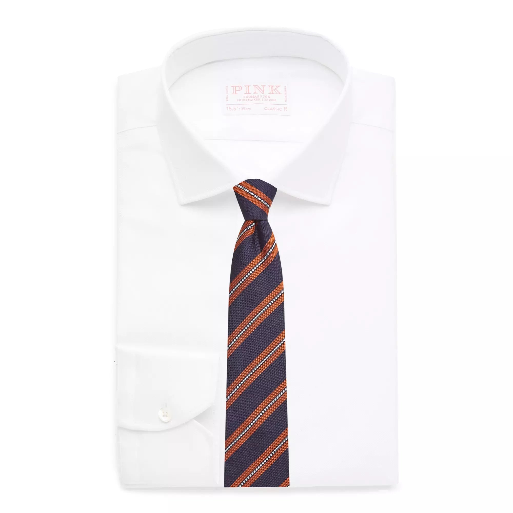 White Classic Fit Royal Twill Formal Shirt