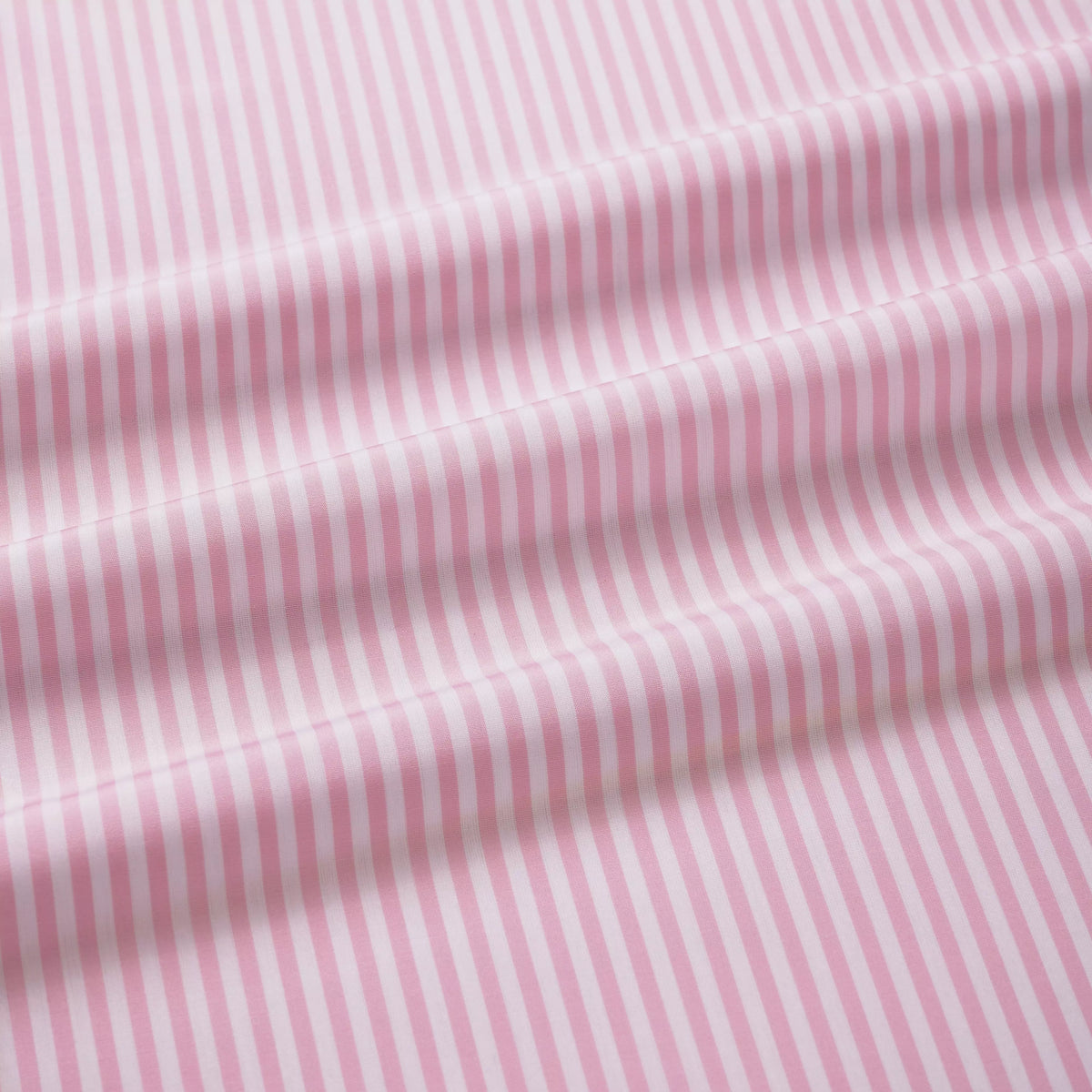 Pink & White Classic Fit Smart Casual Cotton Stripe Shirt