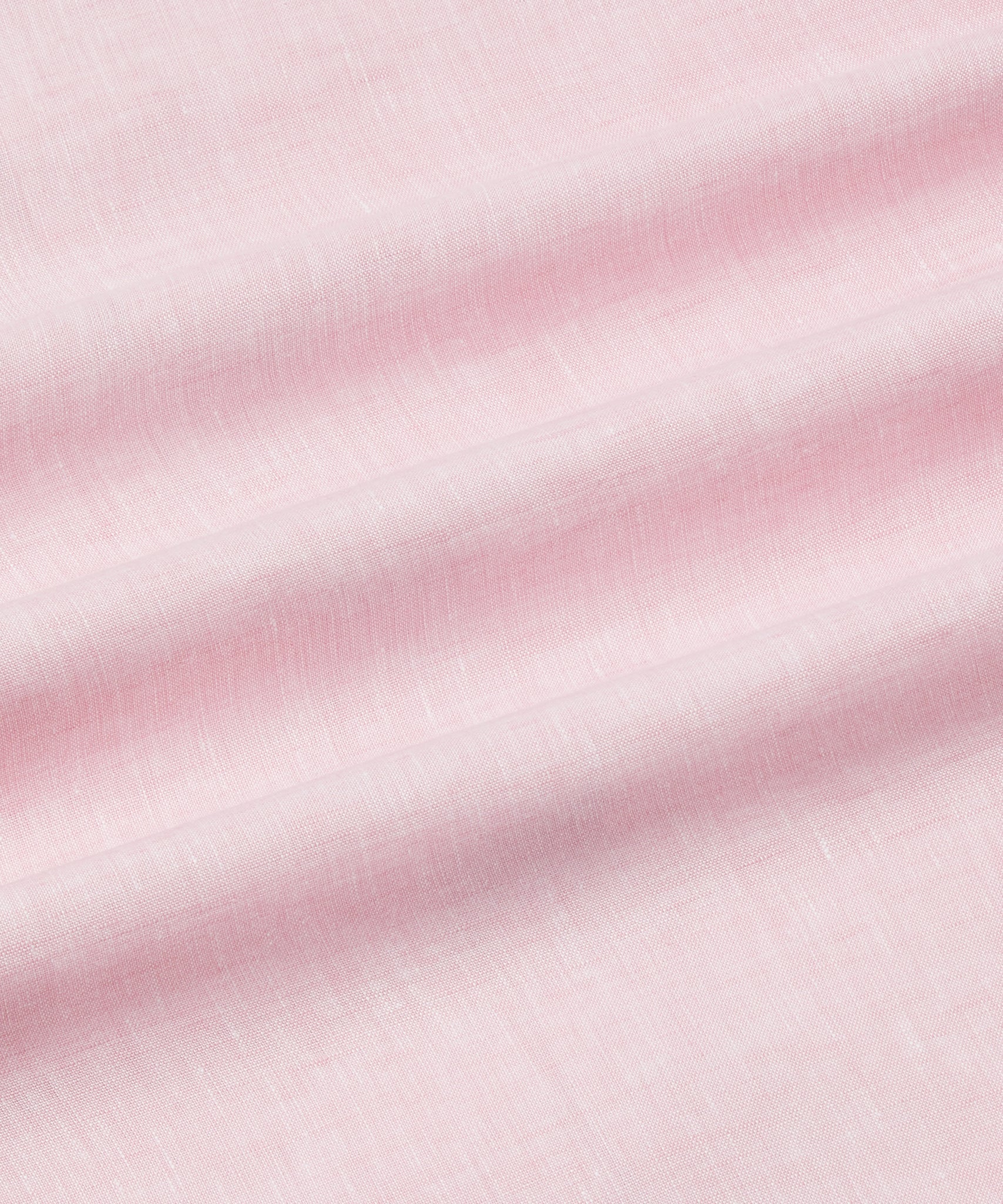 Pale Pink Tailored Fit Essential Linen Formal Shirt