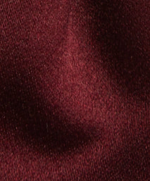 Burgundy Red Silk Satin Cummerbund